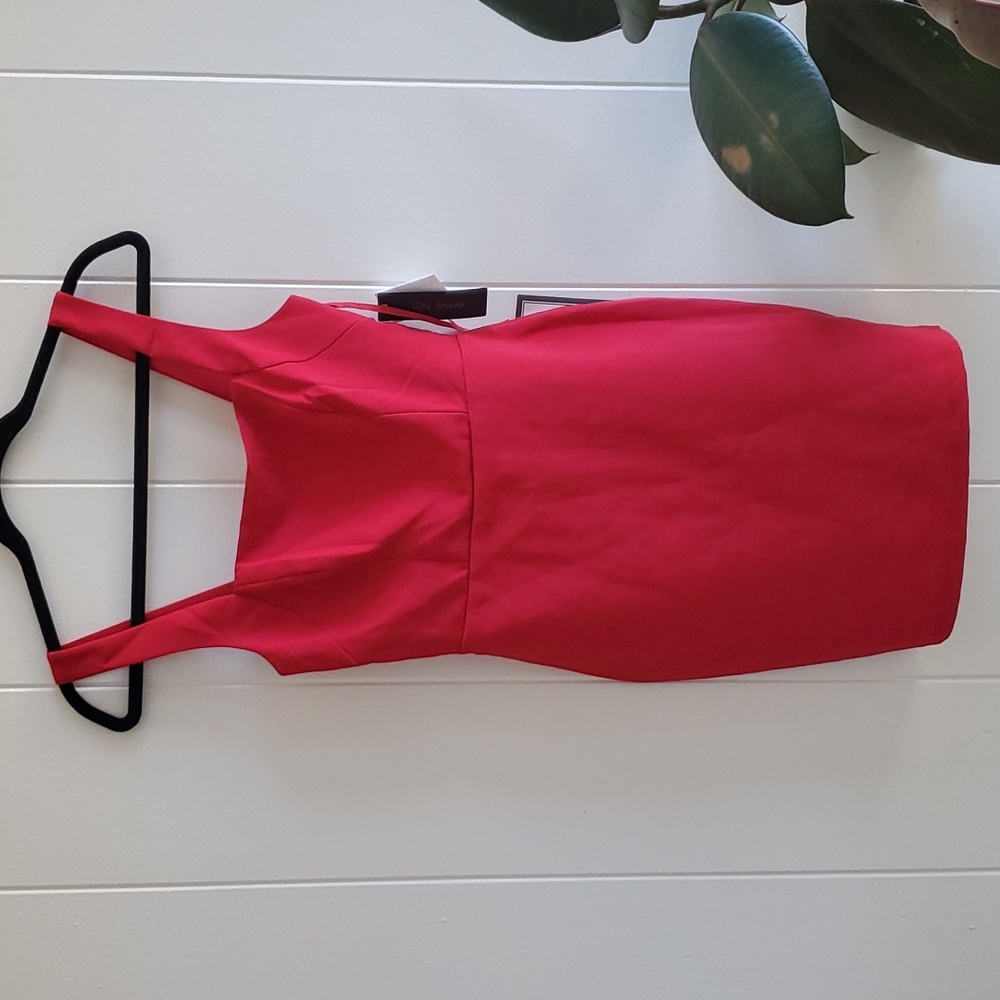CITY STUDIO JUNIOR FORMAL PARTY RED DRESS SIZE 3